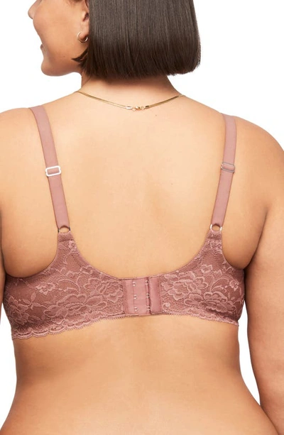 Montelle Intimates Montelle Intimate Muse Full Cup Lace Bra In Pecan