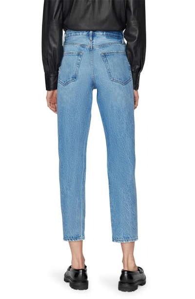 Shop Frame Le Original Ripped High Waist Crop Jeans In Nomad