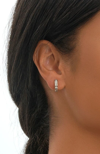 Sterling Forever Five Days Of Hoops Assorted 5-pack Hoop Earrings In Silver