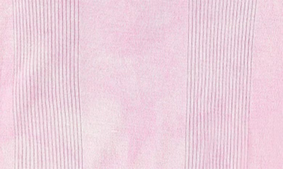 Shop Paigelauren Ribbed Cotton & Modal Footie In Marble Pink