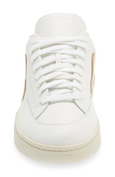 Shop Veja V-12 Low Top Sneaker In Extra-white Dune
