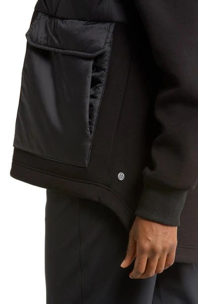 Shop Zella Hybrid Puffer Jacket In Black