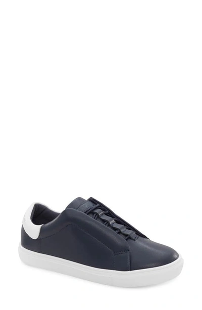 Shop Kurt Geiger Mini Laney Slip-on Sneaker In Navy