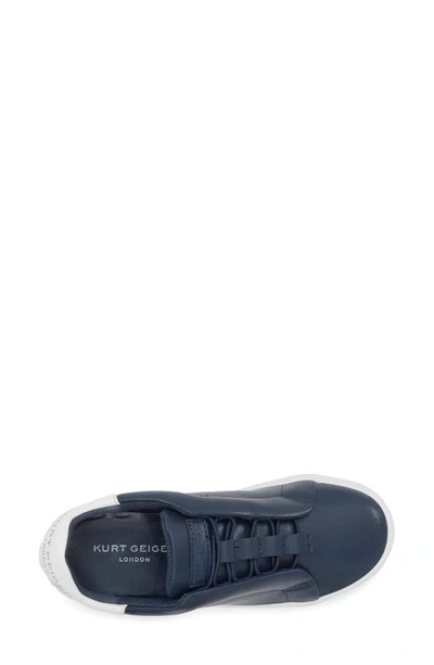 Shop Kurt Geiger Mini Laney Slip-on Sneaker In Navy
