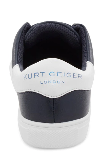 Shop Kurt Geiger Mini Laney Slip-on Sneaker In Navy