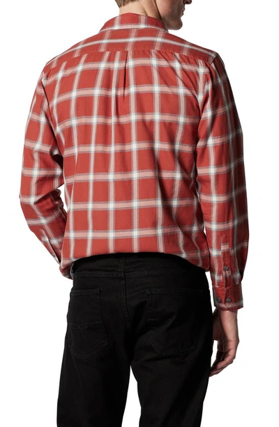 Rodd & Gunn Eden Park Sports Fit Check Button-up Shirt In Brick