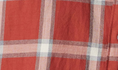 Rodd & Gunn Eden Park Sports Fit Check Button-up Shirt In Brick