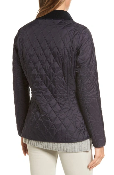 Barbour Summer Liddesdale Quilted Jacket In Navy