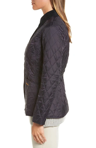 Barbour Summer Liddesdale Quilted Jacket In Navy