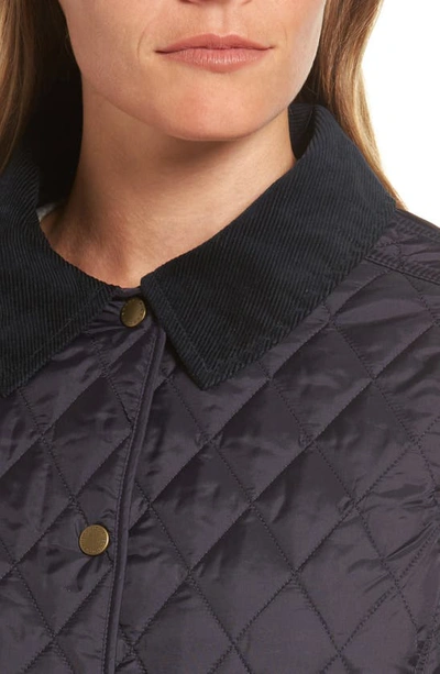 Barbour Summer Liddesdale Quilted Jacket In Navy