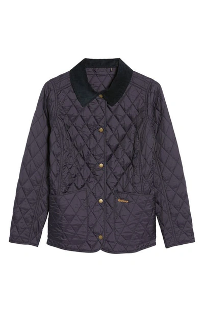 Barbour Summer Liddesdale Quilted Jacket In Navy
