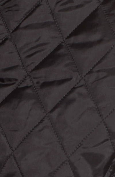 Barbour Annandale Water Resistant Quilted Utility Jacket In Black