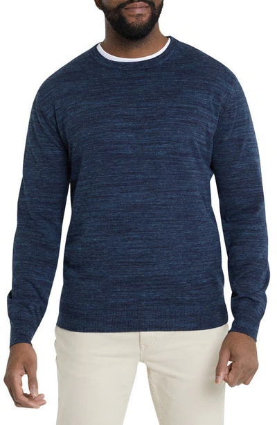Shop Johnny Bigg Gatlin Cotton Blend Sweater In Blue