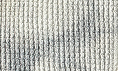 Shop Paigelauren Thermal Organic Cotton & Modal Romper In Grey Tie Dye