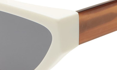 Shop Off-white Gustav Geometric Sunglasses In White Dark