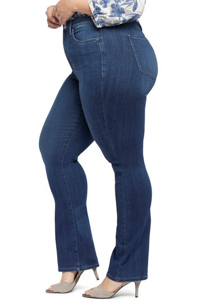 Shop Nydj Slim Bootcut Jeans In Blue Moon