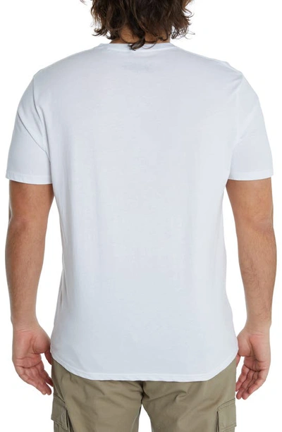Shop Johnny Bigg Essential V-neck T-shirt In White
