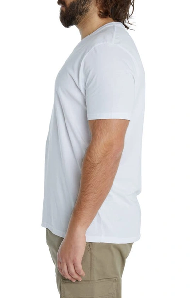 Shop Johnny Bigg Essential V-neck T-shirt In White