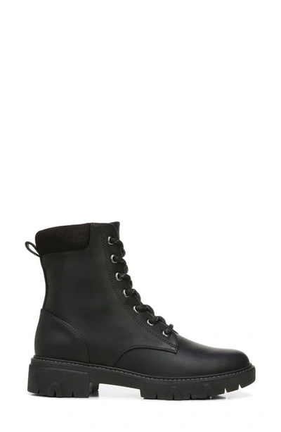 Shop Dr. Scholl's Headstart Lace-up Combat Boot In Black