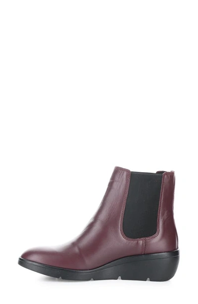 Shop Fly London Nola Wedge Chelsea Bootie In 005 Bordeaux Dakota