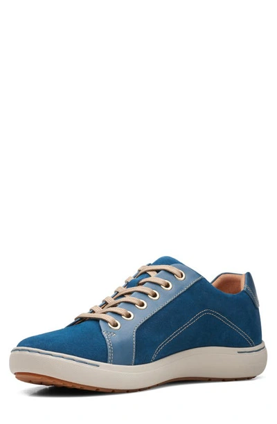 Shop Clarks Nalle Lace-up Sneaker In Teal