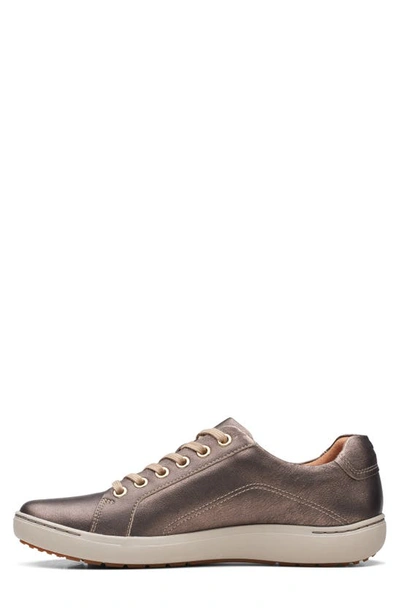 Shop Clarks (r) Nalle Lace-up Sneaker In Bronze Metallic