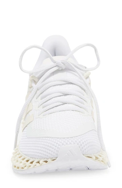Shop Adidas Originals 4dfwd Running Shoe In White/white/ Cloud White