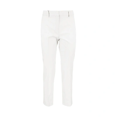 Shop Max Mara Cecco Cropped Trousers In White
