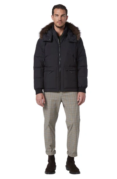 Shop Andrew Marc Gramercy Water Resistant Parka In Black