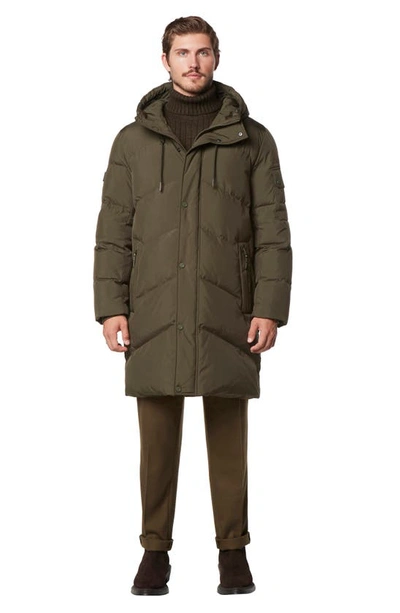 Shop Andrew Marc Sullivan Water Resistant Parka In Forest