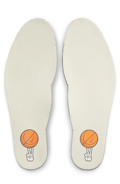 Shop Nike Air Zoom Flight 95 Basketball Sneaker In White/ Orange/ Coconut Milk