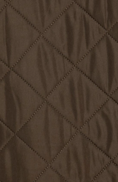 Barbour Powell Mens Quilted Jacket In Olive