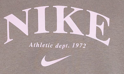 Shop Nike Kids' Sportswear Trend Sweatshirt In Olive Grey