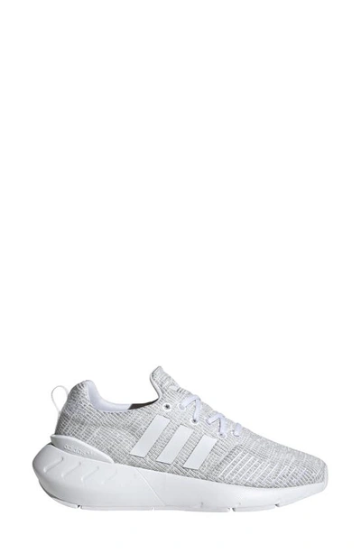 Shop Adidas Originals Kids' Swift Run 22 Sneaker In White/ Grey/ Black