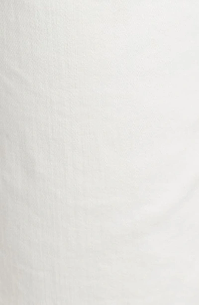 Shop Ag Nikki Denim Bermuda Shorts In 1 Year Neutral White