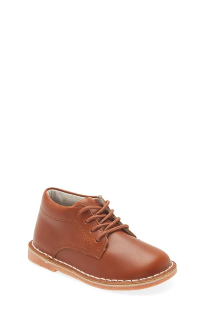 Shop L'amour Tuck Lace-up Shoe In Cognac