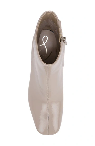 Sam Edelman Codie Womens Padded Insole Square Toe Booties In Chai Latte