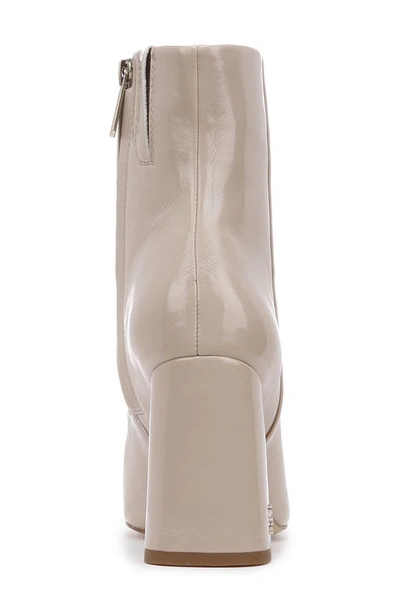 Sam Edelman Codie Womens Padded Insole Square Toe Booties In Chai Latte