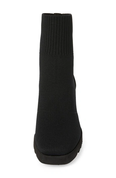 Shop Eileen Fisher Spell Stretch Knit Bootie In Black