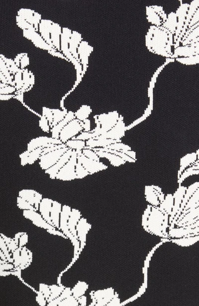 Shop Adam Lippes Floral Jacquard T-shirt In Black Floral