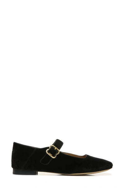 Sam Edelman Michaela Mary Jane Flat In Black Suede