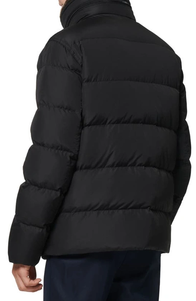 Marc New York Men's Horizon Faux Fur-trimmed Down Puffer Jacket In Black