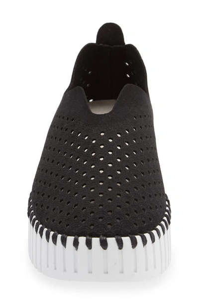 Ilse Jacobsen Tulip 139 Perforated Slip-on Sneaker In Black