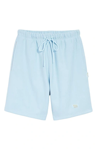 Shop Advisory Board Crystals Unisex Abc. 123. Cotton Sweat Shorts In Angelite Blue