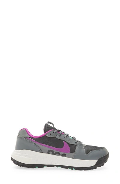 Shop Nike Acg Lowcate Hiking Sneaker In Smoke Grey/ Dark Smoke Grey