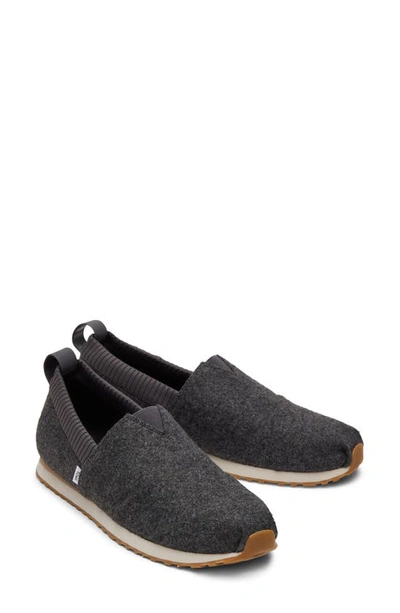 Shop Toms Alpargata Resident Slip-on Shoe In Dark Grey