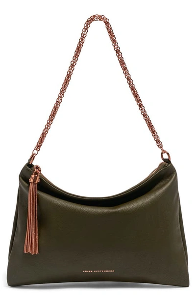 Shop Aimee Kestenberg Dance With Me Chain Shoulder Bag In Forest