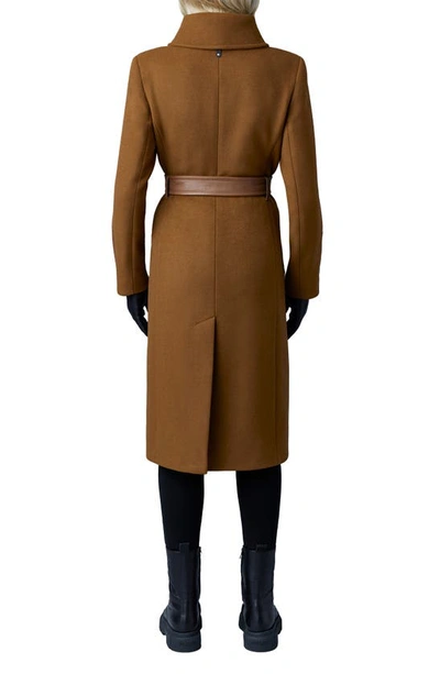 Shop Mackage Kamila Wool Coat In Camel