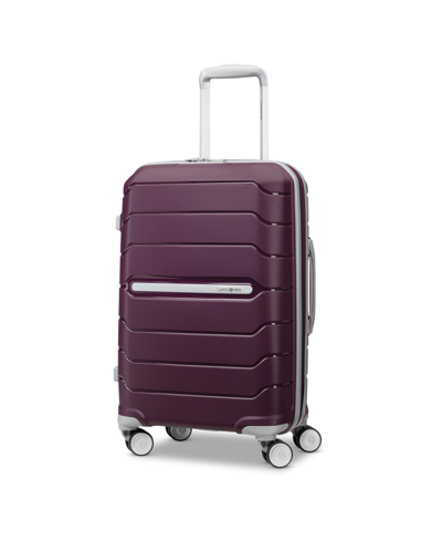 Shop Samsonite Freeform 21" Carry-on Expandable Hardside Spinner Suitcase In Amethyst Purple