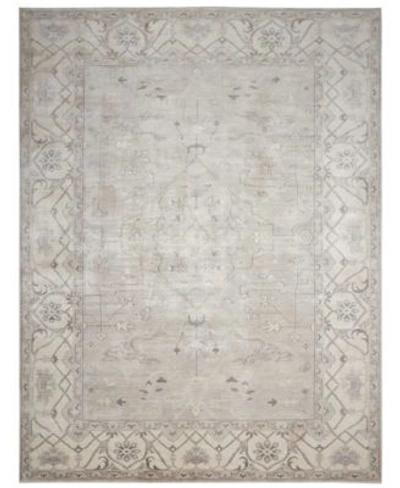 Nourison Aldora Ald01 Silver Rug In Silver